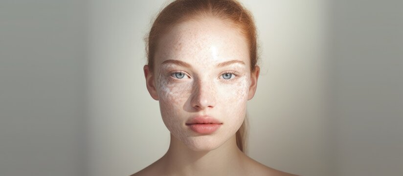 Composite portrait of a young woman with diverse skin promoting awareness and treatment for skin pigmentation