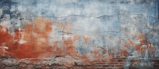 Close up photo of textured grunge wall
