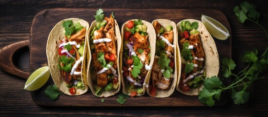 Idea for making homemade chicken tacos