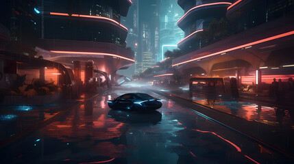 Beautiful realistic road