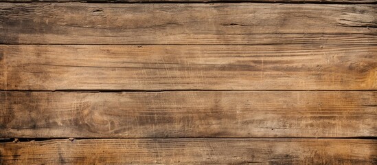 Fototapeta premium Weathered wooden board with scratched texture as a background