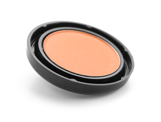 Compact powder on white background
