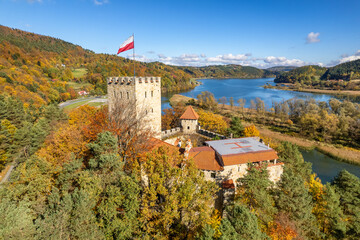 Medieval Tropsztyn castle in Lesser Poland Voivodeship, Poland