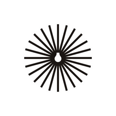 Light bulb logo design inspiration vector template