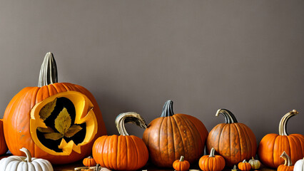 arrangement of plant in a pumpkin