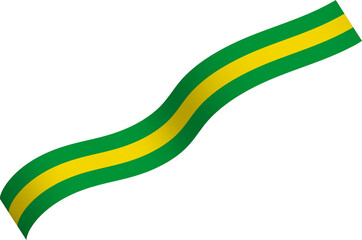 Brazil Flag Decorative Ribbon