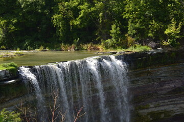 waterfall in the park