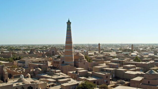 Drone Over Khiva, Uzbekistan