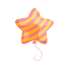 Vector hand drawn birthday and celebration kawaii coloring page illustration