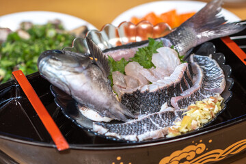 日本の刺し身　和食イメージ
