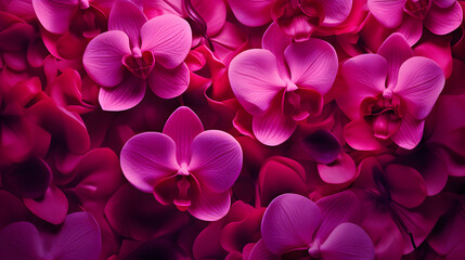 Abstract background with pink orchid flowers - obrazy, fototapety, plakaty