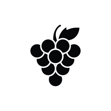 grape icon. solid icon