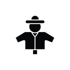 scarecrow icon. solid icon