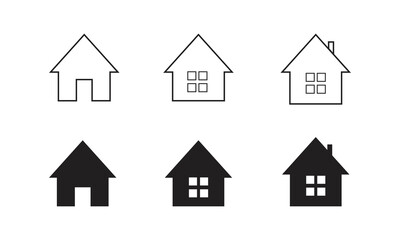 Home Line Icon set