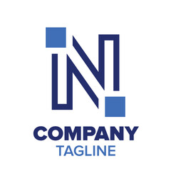 n letter icon logodesign 