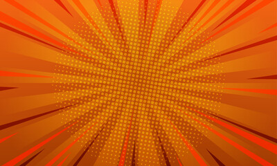 Fototapeta premium Vector flat design bright comics wallpaper background