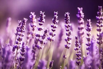 Artistic shot of lavender flower, Lavender Purple Color beautiful flowers background