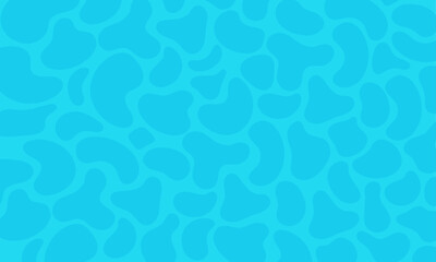 Vector seamless pattern of water texture shiny waves in pool sea or ocean