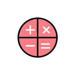 calculator icon vector design templates