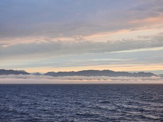 Obraz premium sunset over the sea