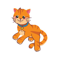 Cute Cat Vector Illustration for your asset design