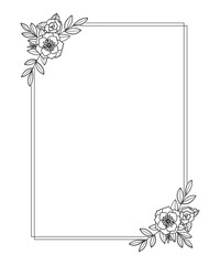 Floral Frame