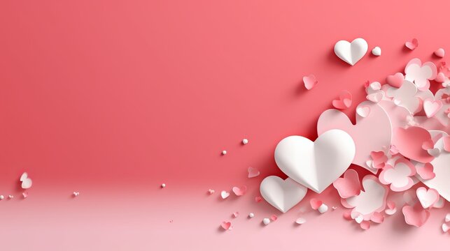 Valentine's Day Background, Generative ai