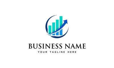 vector financial profit logo