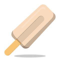 ice cream isolated on white