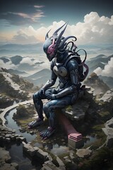 Aerial Reverie The Alien Monster's Contemplation (Generative AI)




 - obrazy, fototapety, plakaty