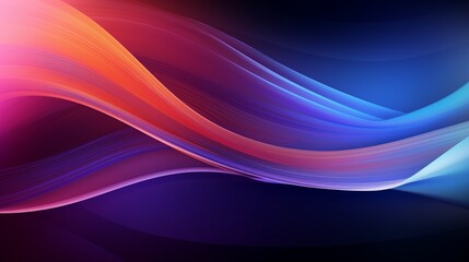 Artistic Abstract Background: A Gradient Blend with Geometric Lines and Luminous Effects. Embracing Minimal Motion Concepts