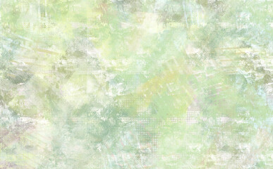 モスグリーン 秋の色 ペイント風壁紙