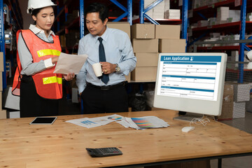 Online loan application form for modish digital information collection on the internet network