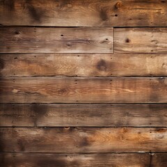 Fototapeta na wymiar A rustic wooden wall made of planks and boards created with Generative AI technology