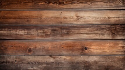 Naklejka premium A rustic wooden wall with intricate knots and textures created with Generative AI technology