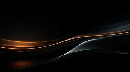 Fototapeta premium Abstract red wave flowing with energy and glowing lines on a textured black backdrop