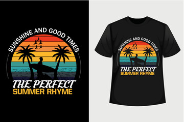 Summer Typography Hot T shirt Design