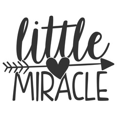 Little Miracle - Cute Baby Illustration