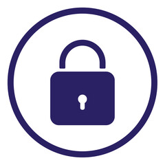 Security padlock icon