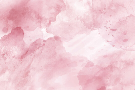 hand painted pastel pink watercolor abstract background