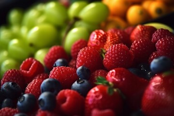 Juicy and ripe fruits. Fresh fruits assorted fruits colorful background. Vitamins natural nutrition concept. Selective focus.