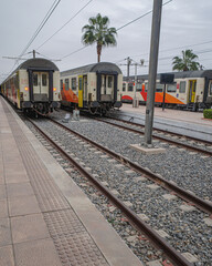 Marrakech, Morocco - Feb 9, 2023: Gare de Marrakech, Marrakech central train station © Mark