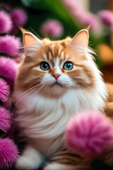 cute cat, generated by artificial intelligence