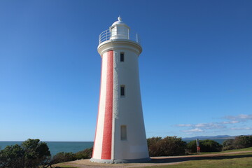 Fototapeta na wymiar Mersey Bluff Lighthouse Devonport Tasmania Australia