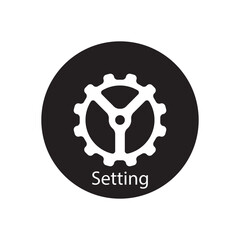 settings icon vector