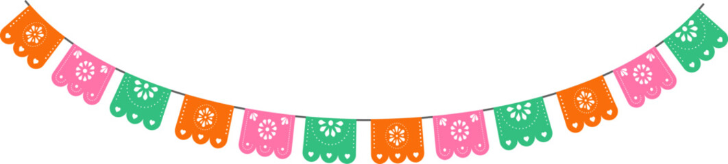 Decorative pennant garland © Marina Zlochin