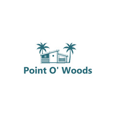 point woods travel icon vector