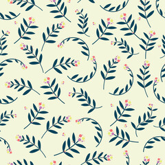 vector flower beautiful seamless pattern for decoration, wallpaper, fabric, wrapping, background, display, etc.