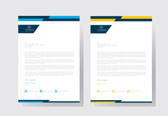 abstract corporate Business style letter head templates for your project design elegant letterhead template design, company letterhead template,