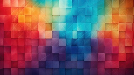 colorful geometric shapes abstract background. Generative AI